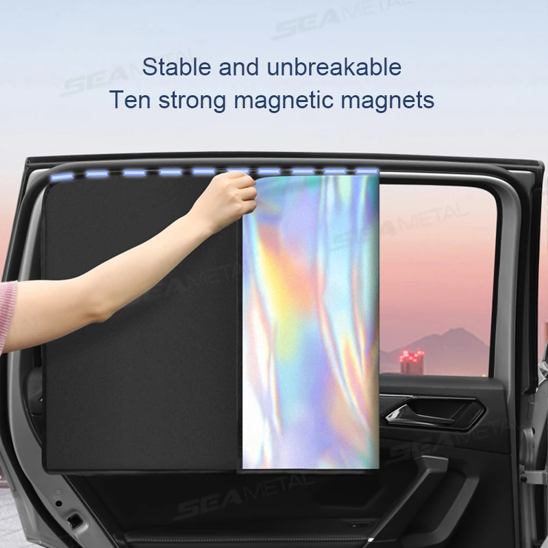 Pare soleil réfléchissant magnétiques pour voiture – Image 2