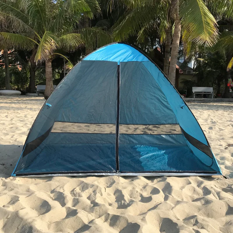 tente de plage plein ait aerée et moustiquaire 1/2 personnes – Image 4