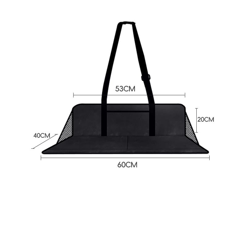 Matelas de voyage pliable Voiture (non gonflable) Matelas extra long Couple Tapis de véhicule Lit de camping de voiture Pour SUV Tesla Model Y/3 – Image 8