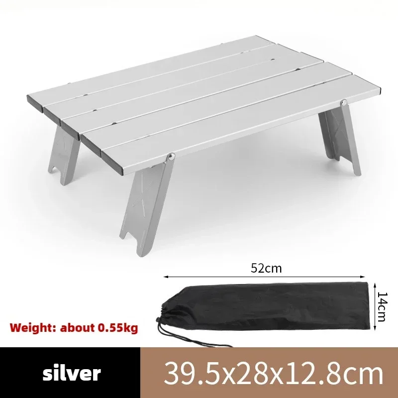 Table de camping ultralégère pliable, mini-table portable en aluminium – Image 7