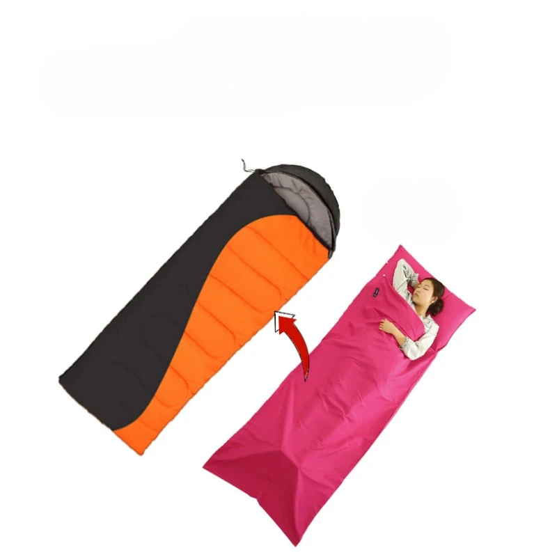 Ultra mince sac de couchage en plein air adulte printemps et été – Image 6