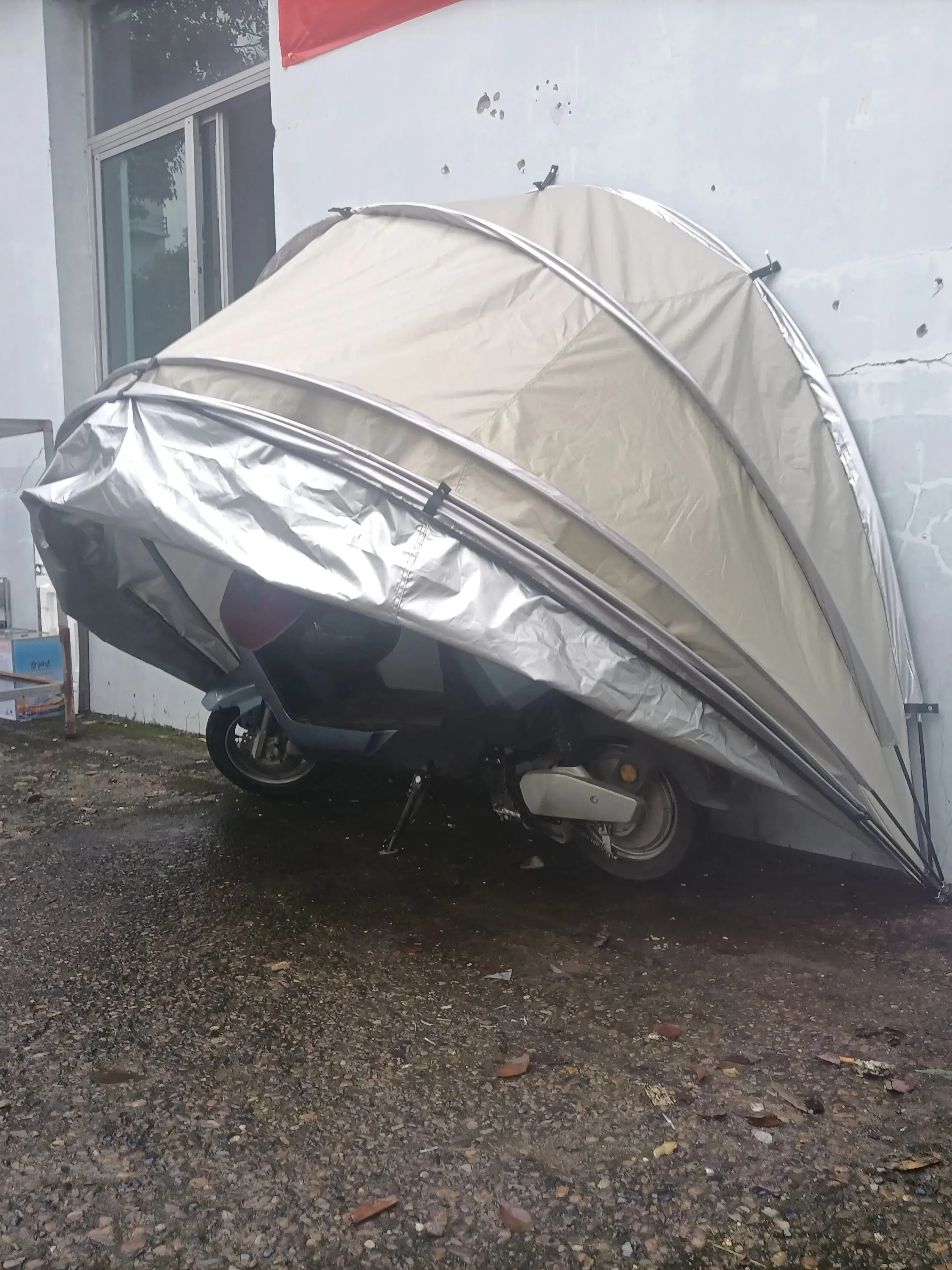 Tente de garage moto, tente de garage, tente de rangement,d'extérieur portable – Image 7