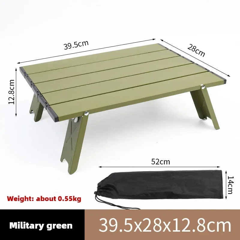 Table de camping ultralégère pliable, mini-table portable en aluminium – Image 8