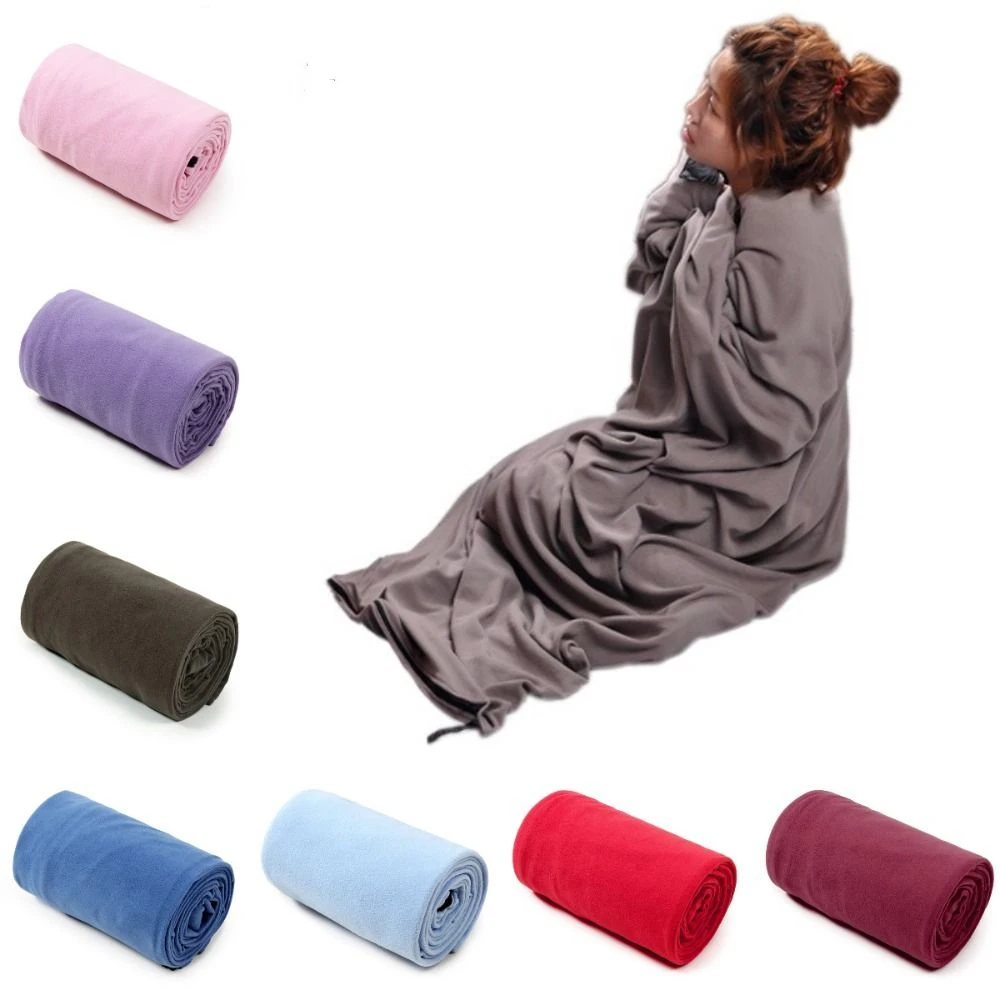 Sac de couchage portable en polaire doux, ultra-lége – Image 2