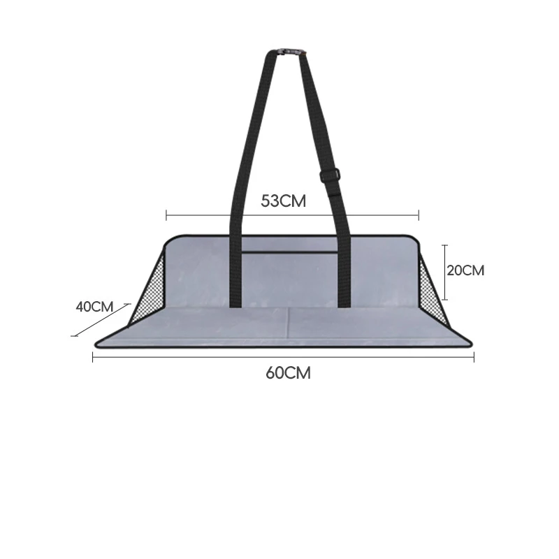 Matelas de voyage pliable Voiture (non gonflable) Matelas extra long Couple Tapis de véhicule Lit de camping de voiture Pour SUV Tesla Model Y/3 – Image 7