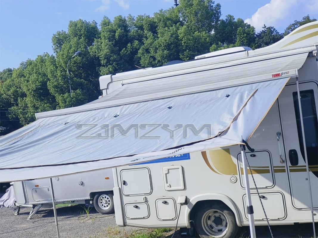Auvent latéral AVEC fenêtre et store pour camping-car, ANTI UV, caravane, camping-car, – Image 4