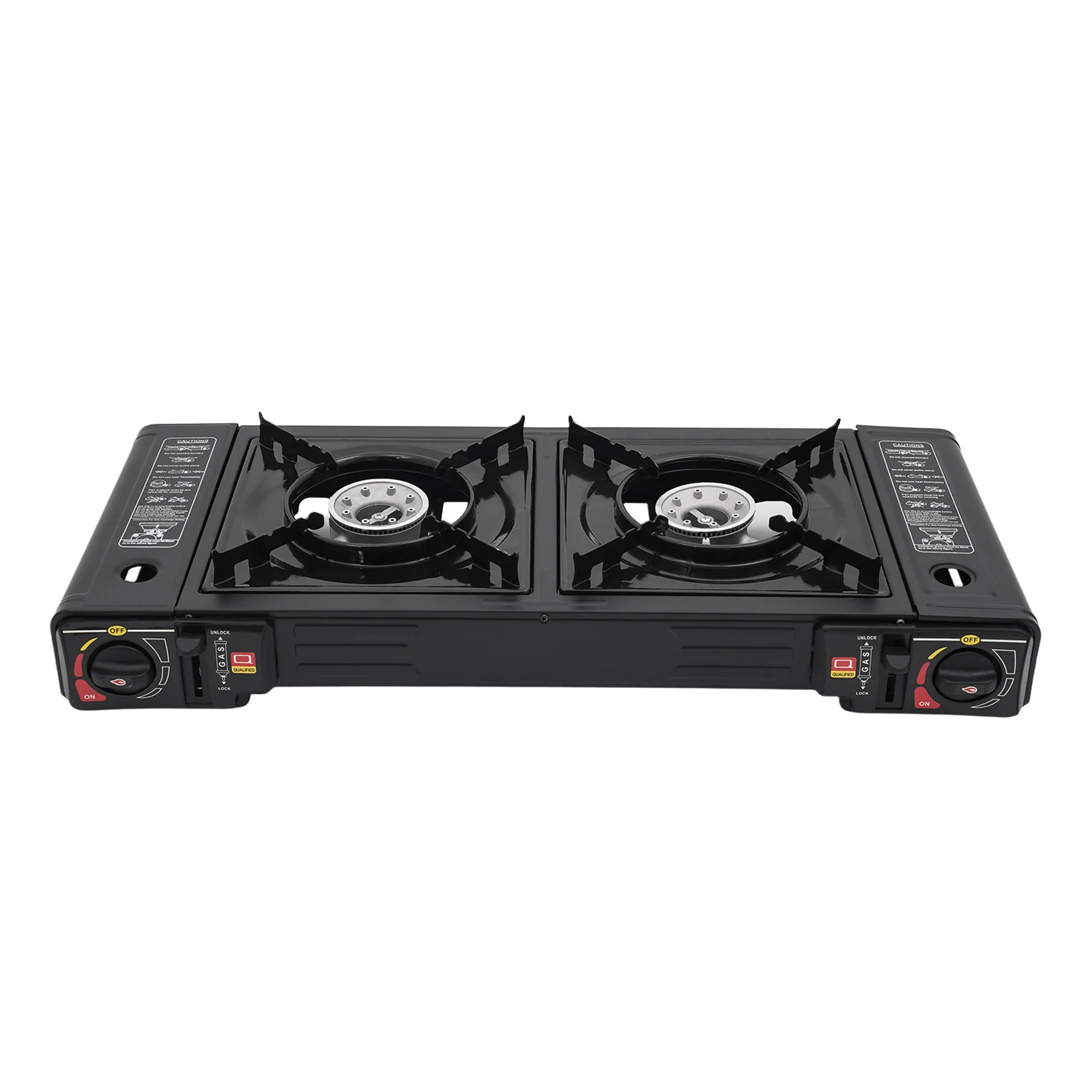 Réchaud de camping portable à 2 brûleurs, réchaud à gaz butane – Image 7