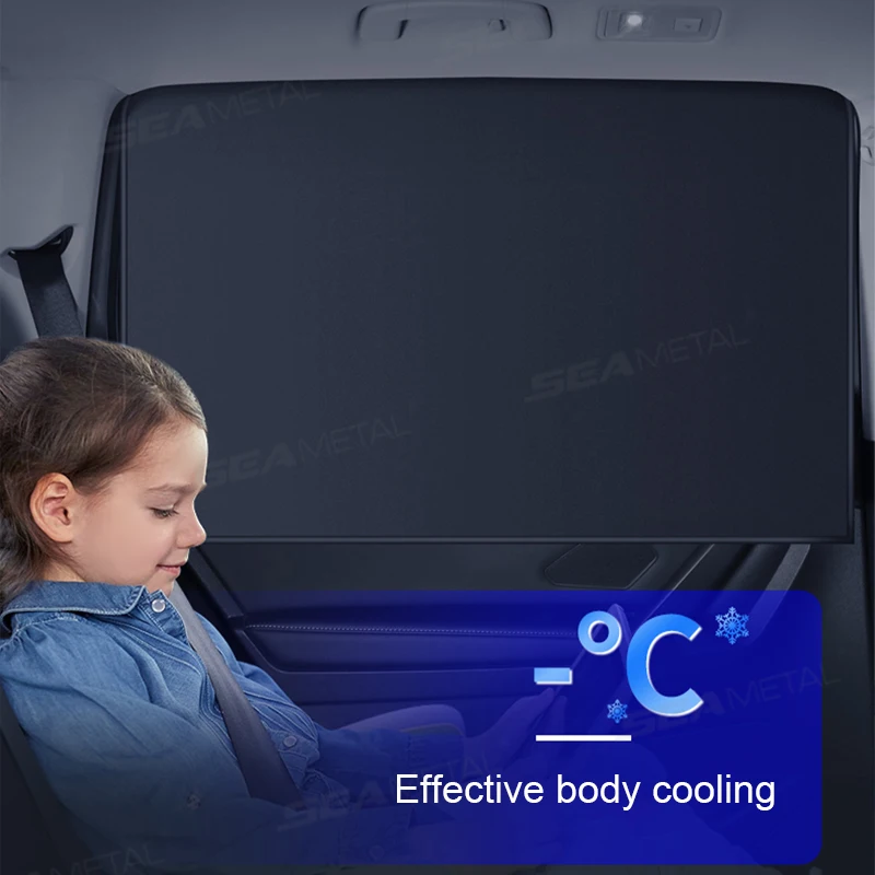 Pare soleil réfléchissant magnétiques pour voiture – Image 4