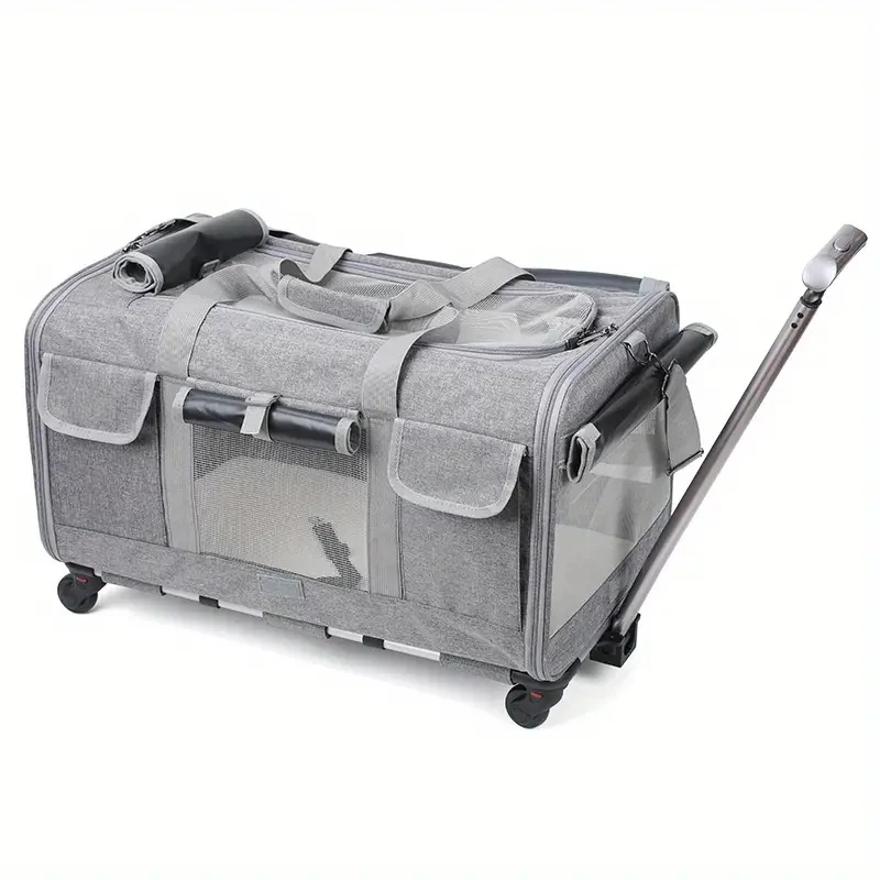 Valise/sac extra large pour animaux chien/chat, grand sac pliable facile à ranger – Image 9