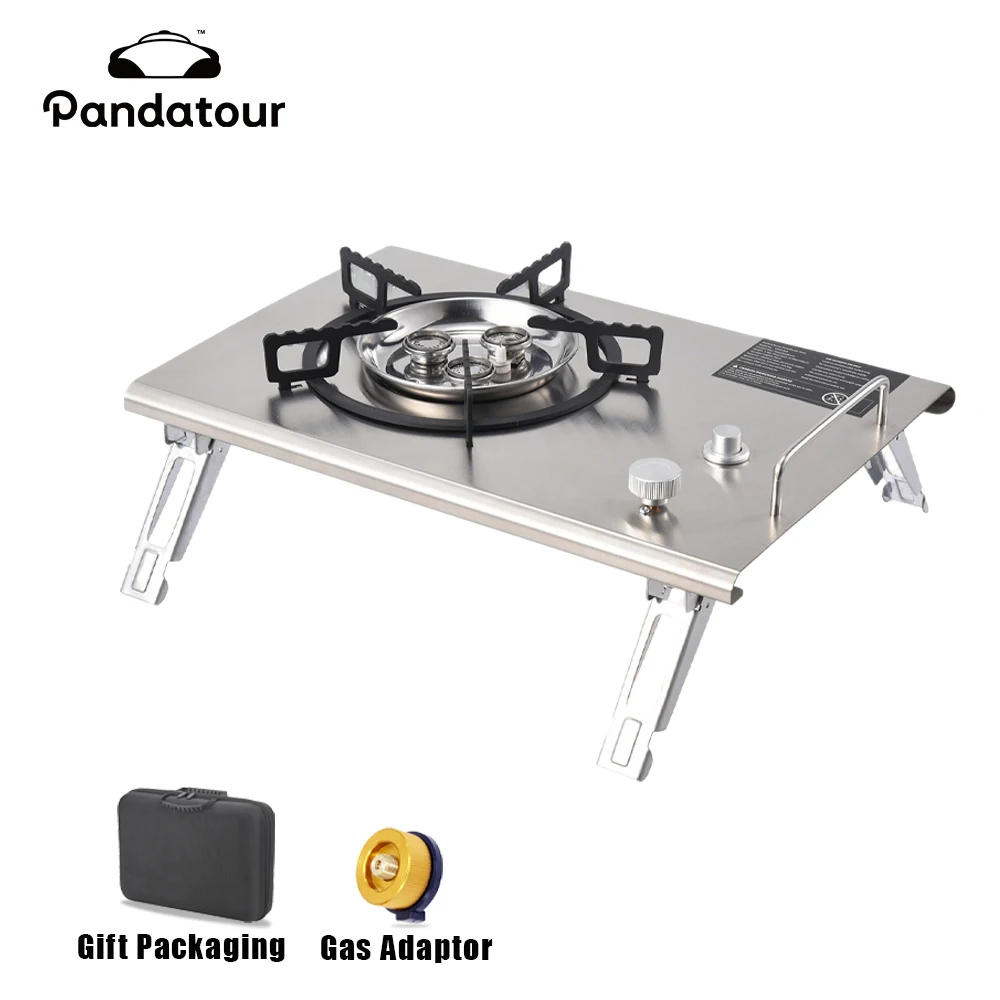 plaque de cuisson gaz Pandatour IGT pliable pour camping, table, barbecue, pique-nique, brûleur – Image 10