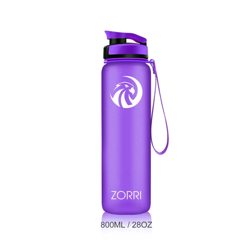 ZORRI Portable Sport Water Bottle 600/800/1000ml BPA Free Outdoor Travel Carrying Tritan Plastic Drink Bottle With Filter NEW – Image 19