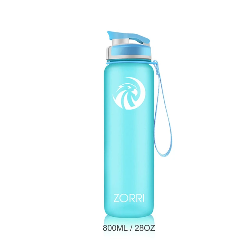 ZORRI Portable Sport Water Bottle 600/800/1000ml BPA Free Outdoor Travel Carrying Tritan Plastic Drink Bottle With Filter NEW – Image 18