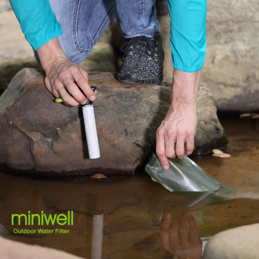 Purification d'eau Filtre à eau portable Miniwell Survival 1litre – Image 2
