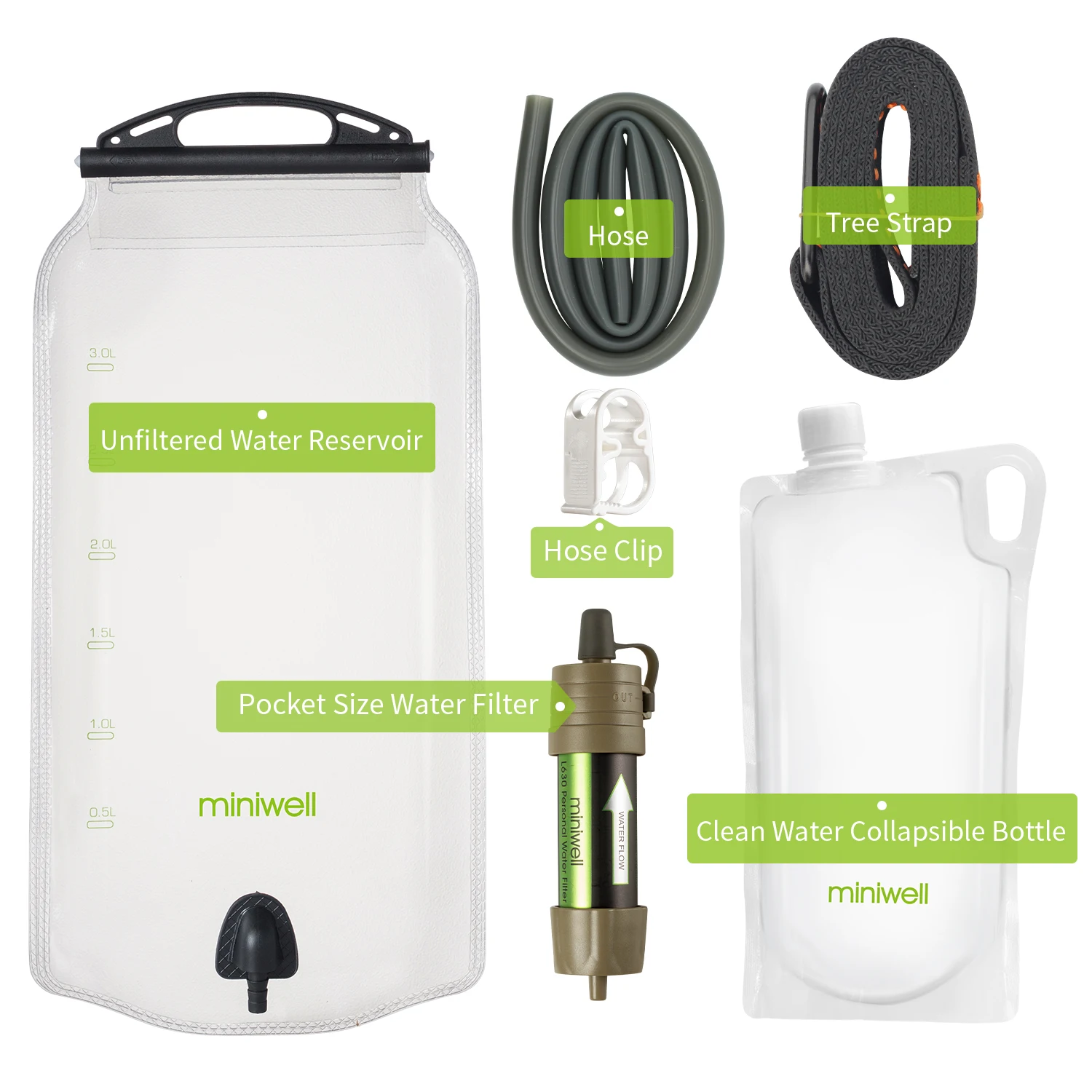 Purification d'eau/Paille filtrante Miniwell L630 survie urgence – Image 5