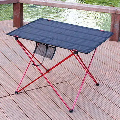 Table pliable portable ultra léger en alliage d'aluminium 56x43x38cm / 76x56x52cm – Image 10