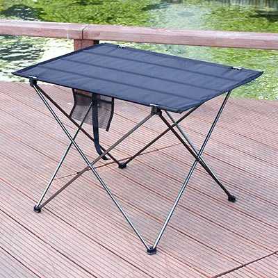 Table pliable portable ultra léger en alliage d'aluminium 56x43x38cm / 76x56x52cm – Image 11