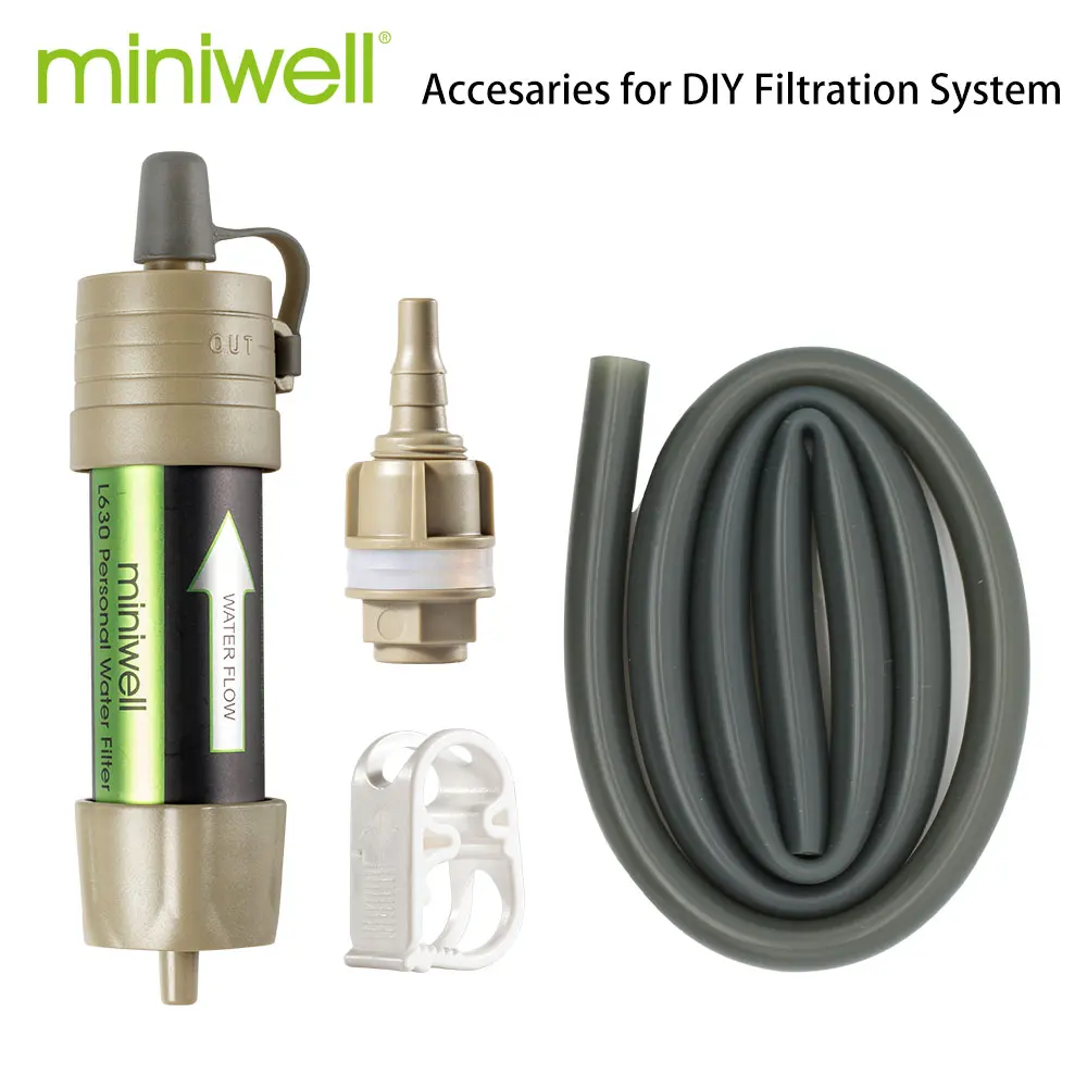 Purification d'eau/Paille filtrante Miniwell L630 survie urgence
