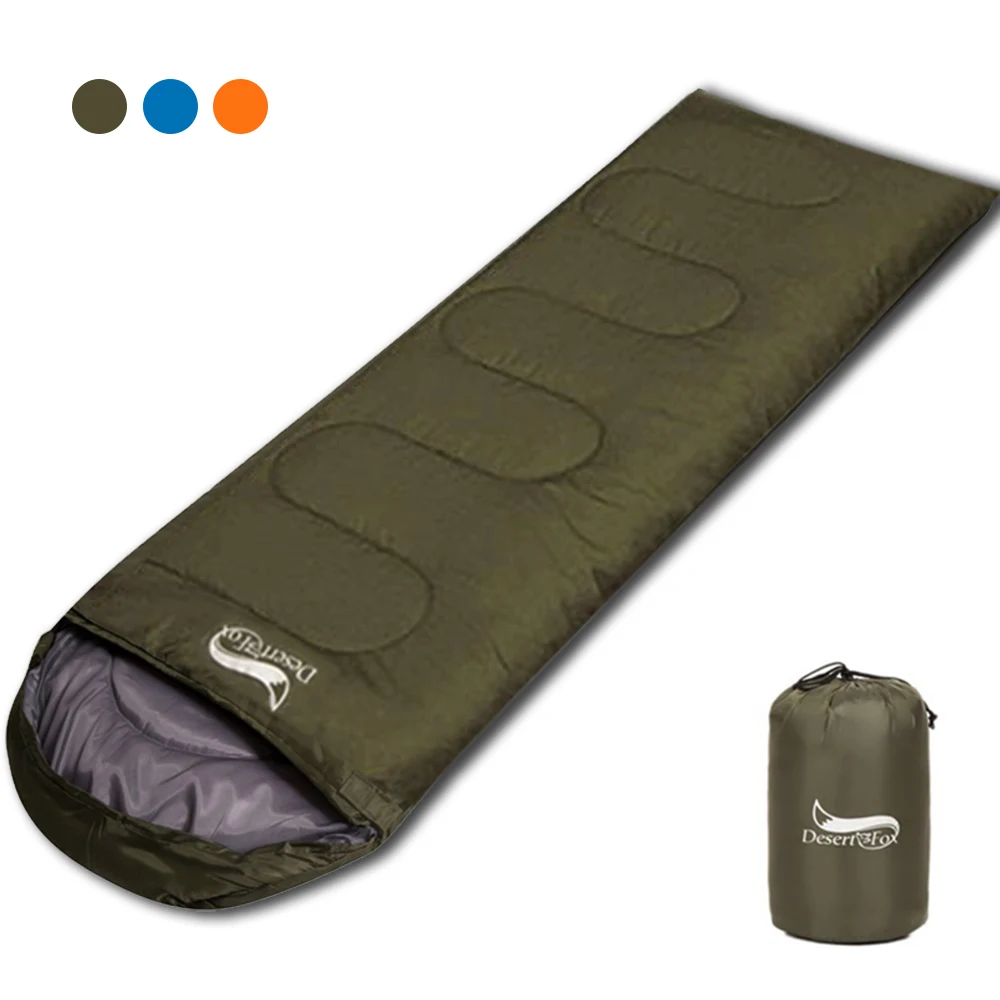 Sacs de couchage ultralégers Desert&Fox 1 kg, 3 saisons avec sac 15/25°C