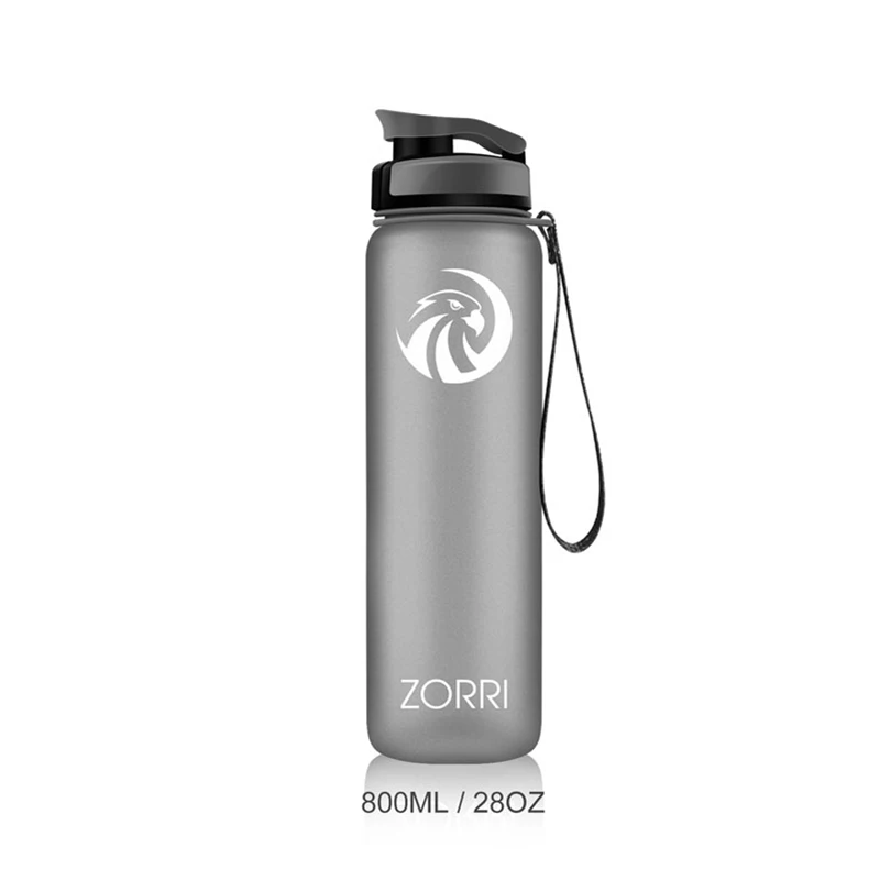 ZORRI Portable Sport Water Bottle 600/800/1000ml BPA Free Outdoor Travel Carrying Tritan Plastic Drink Bottle With Filter NEW – Image 16