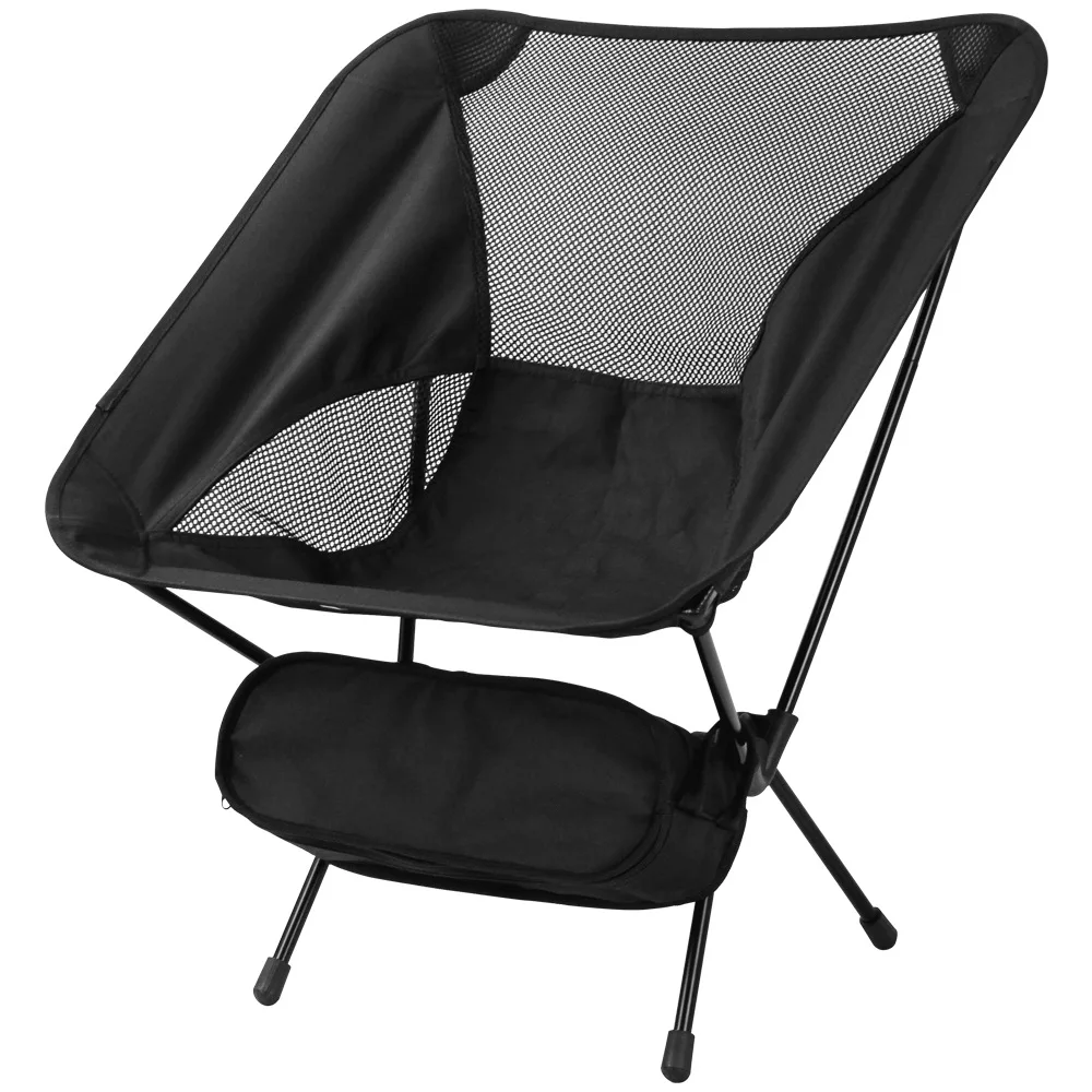 Chaise pliante Chaise légère portable ultra-légère et amovible Siège allongé pliable Pêche Camping Maison BBQ Jardin Randonnée – Image 8