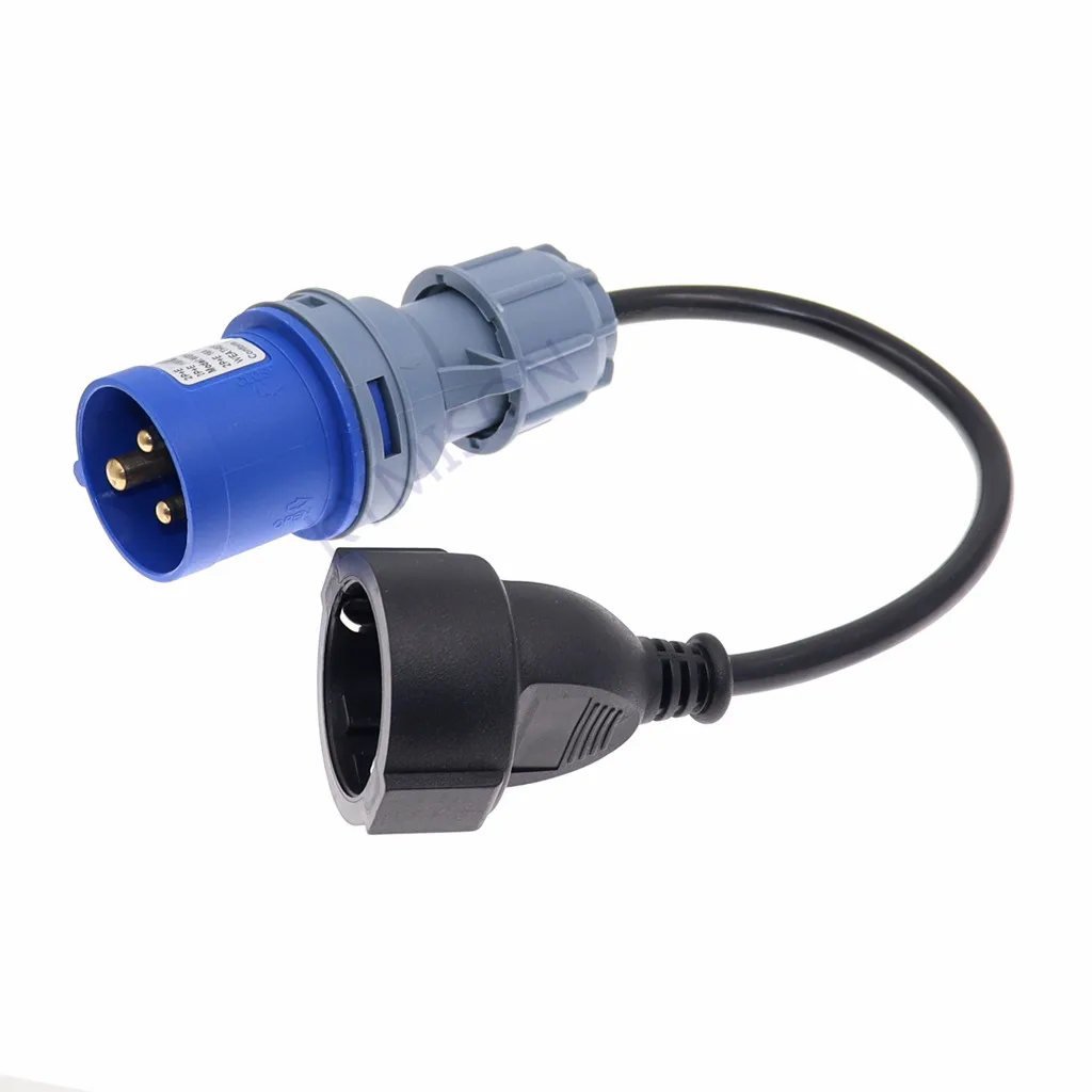 Rallonge multiprise robuste d'extension IEC316P6 pour cordon d'alimentation EU Schuko 1.5m – Image 2