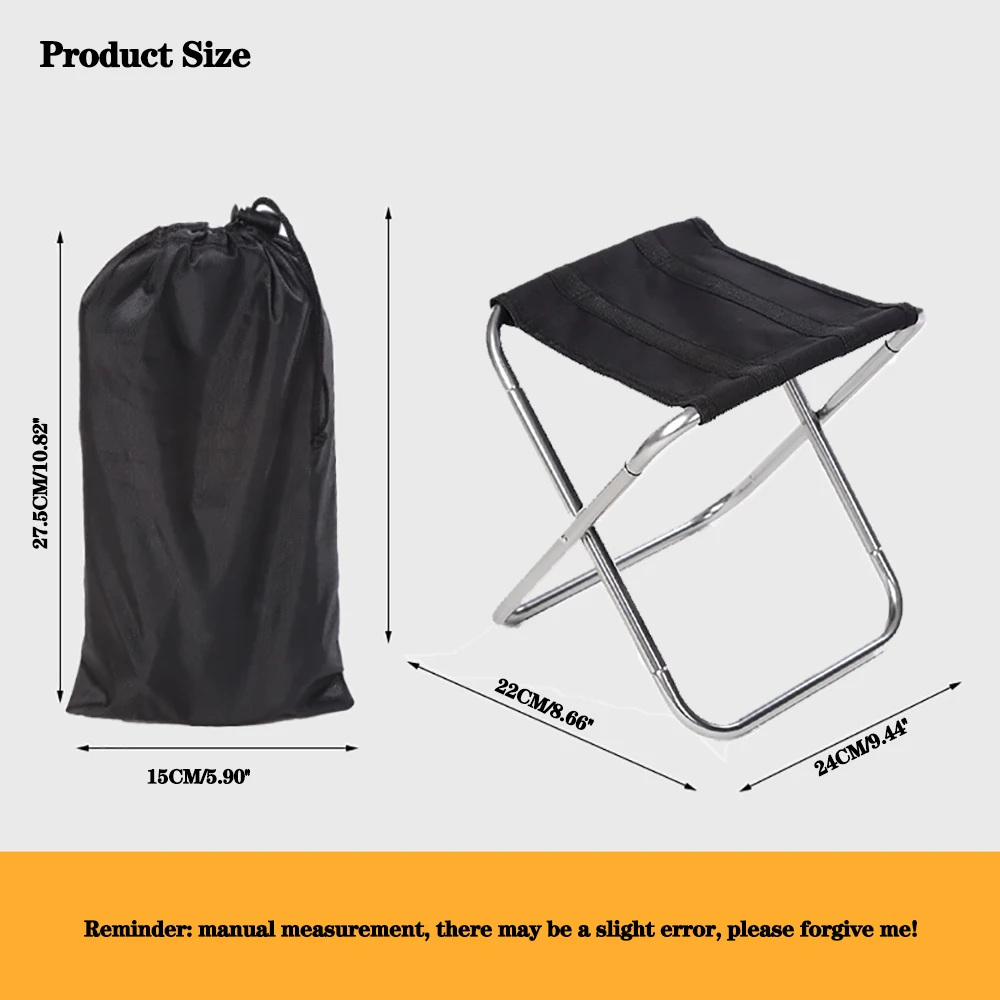 Petit tabouret pliant d'extérieur Ultra léger – Image 6