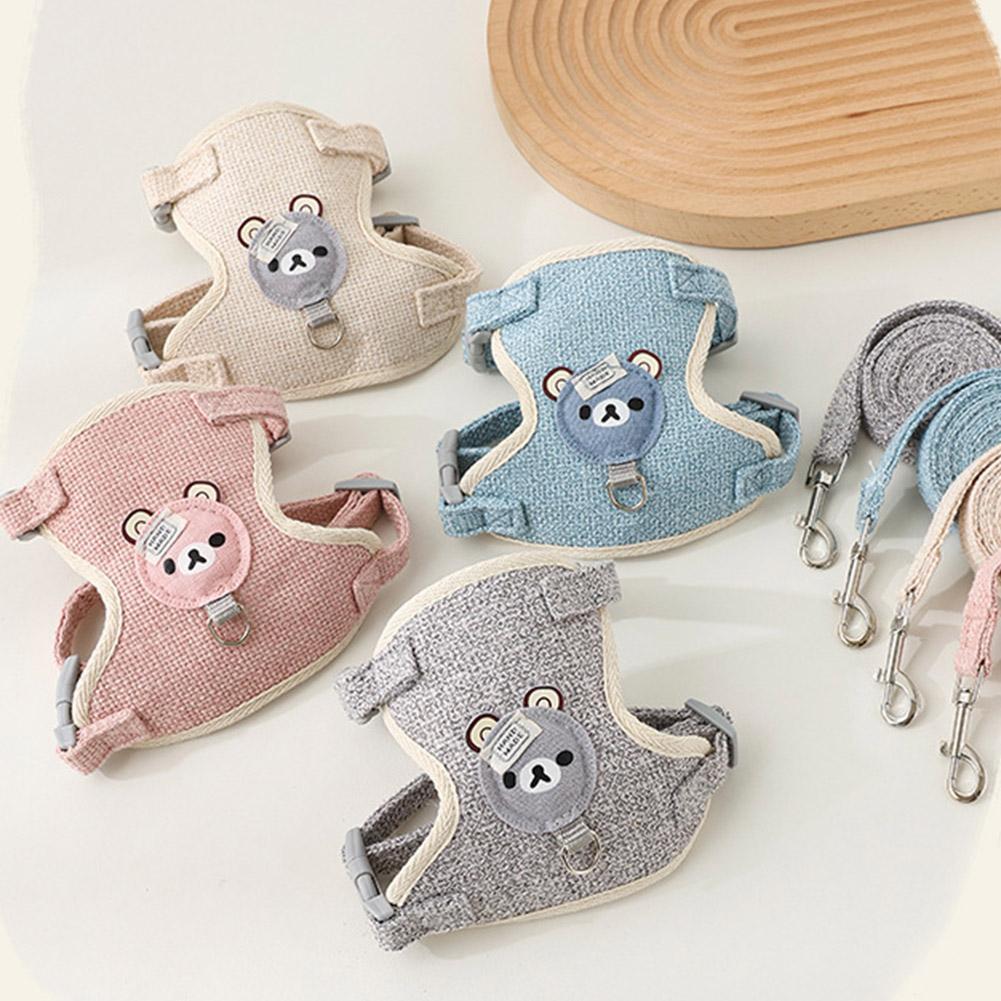 Ensemble harnais laisse mignon pour chaton et petit chien – Image 17