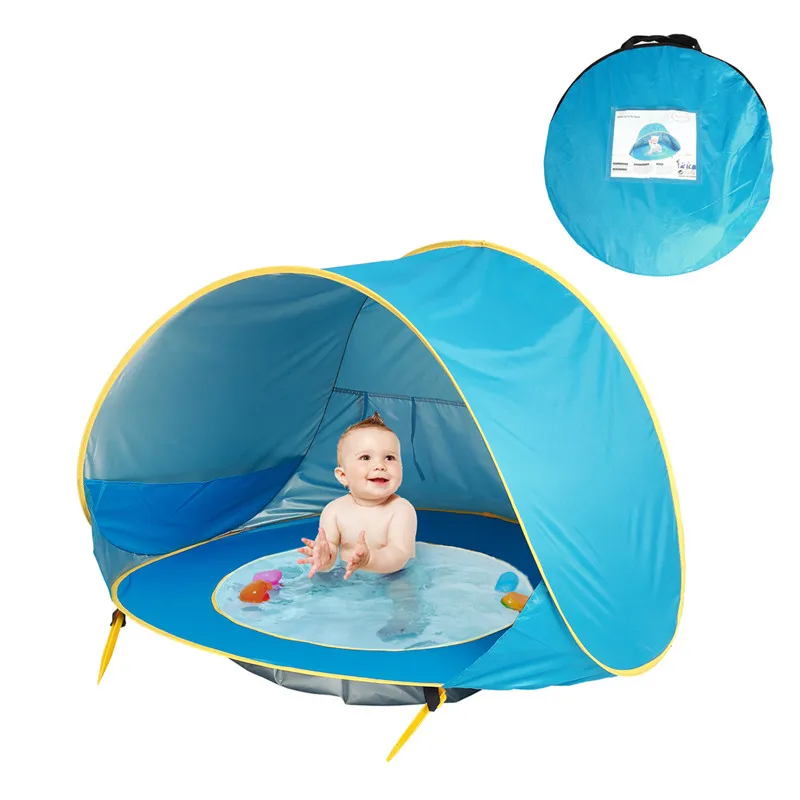 Tente avec petite piscine pour jeune enfants avec Protection UV – Image 7