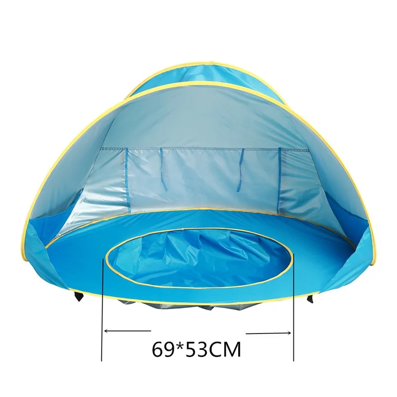 Tente avec petite piscine pour jeune enfants avec Protection UV – Image 5