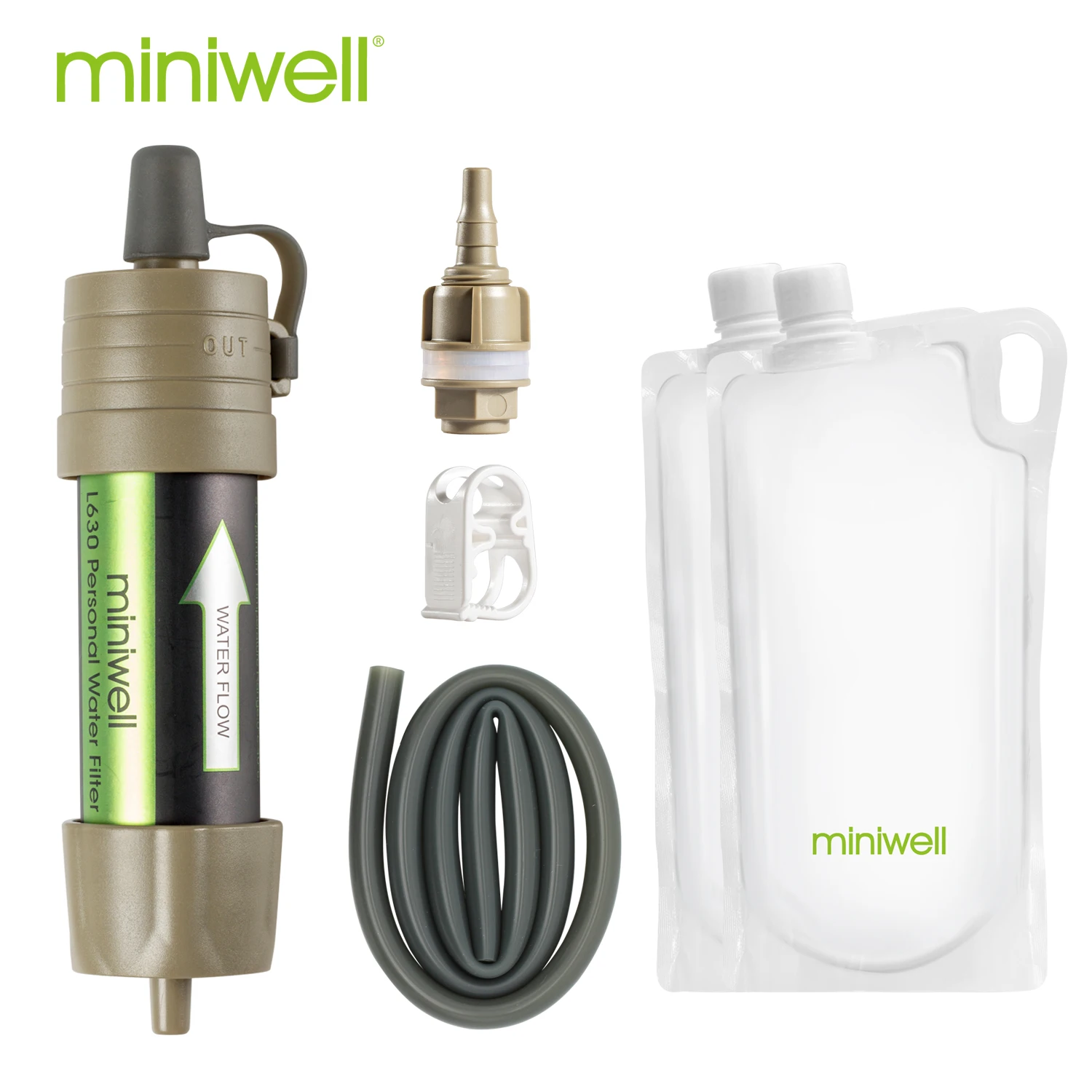 Purification d'eau/Paille filtrante Miniwell L630 survie urgence – Image 4