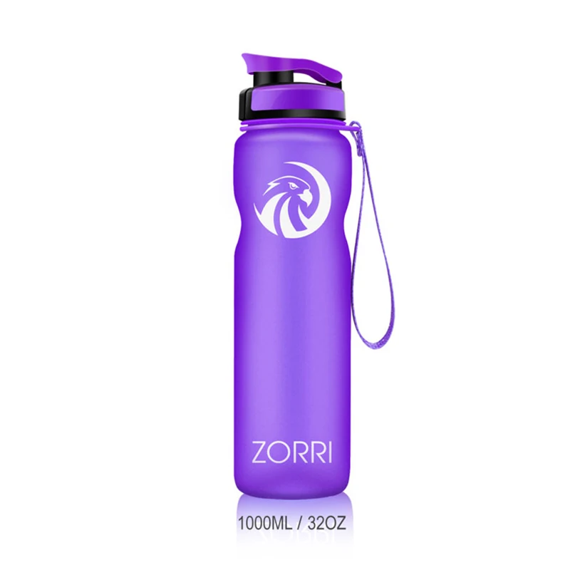 ZORRI Portable Sport Water Bottle 600/800/1000ml BPA Free Outdoor Travel Carrying Tritan Plastic Drink Bottle With Filter NEW – Image 28