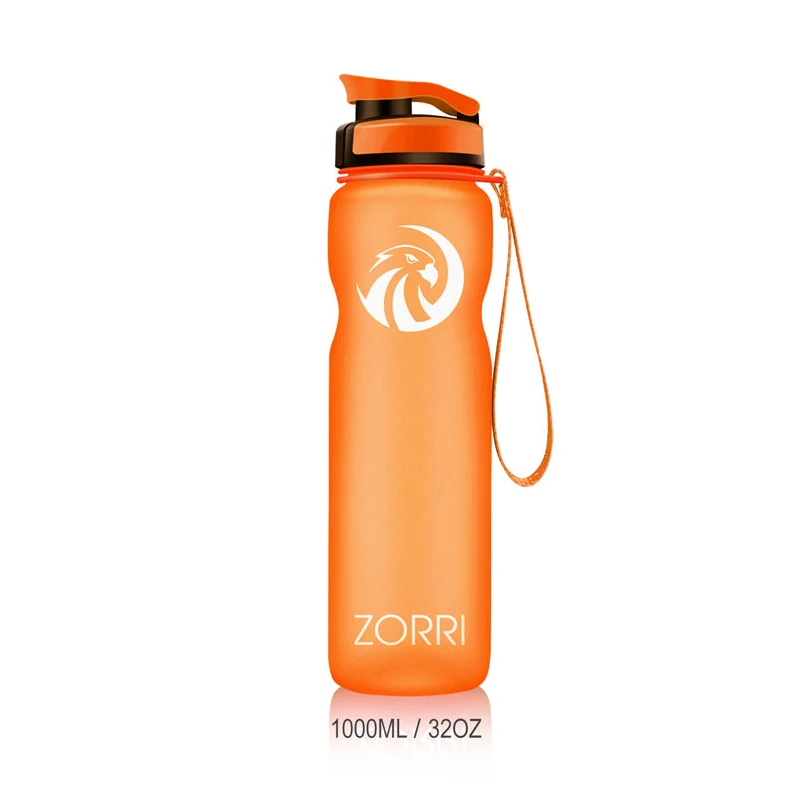 ZORRI Portable Sport Water Bottle 600/800/1000ml BPA Free Outdoor Travel Carrying Tritan Plastic Drink Bottle With Filter NEW – Image 30