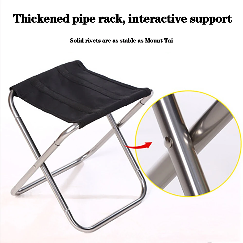 Petit tabouret pliant d'extérieur Ultra léger – Image 5