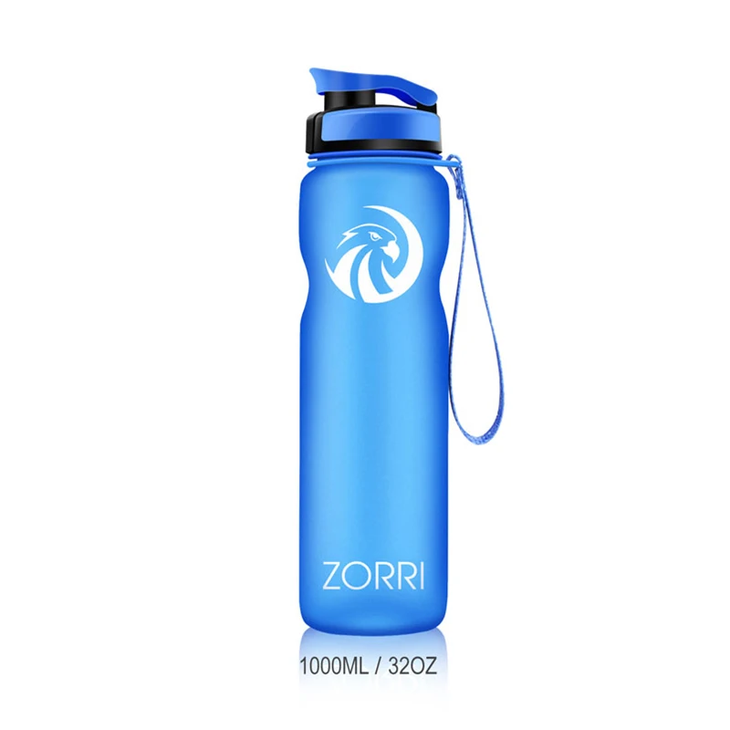 ZORRI Portable Sport Water Bottle 600/800/1000ml BPA Free Outdoor Travel Carrying Tritan Plastic Drink Bottle With Filter NEW – Image 26