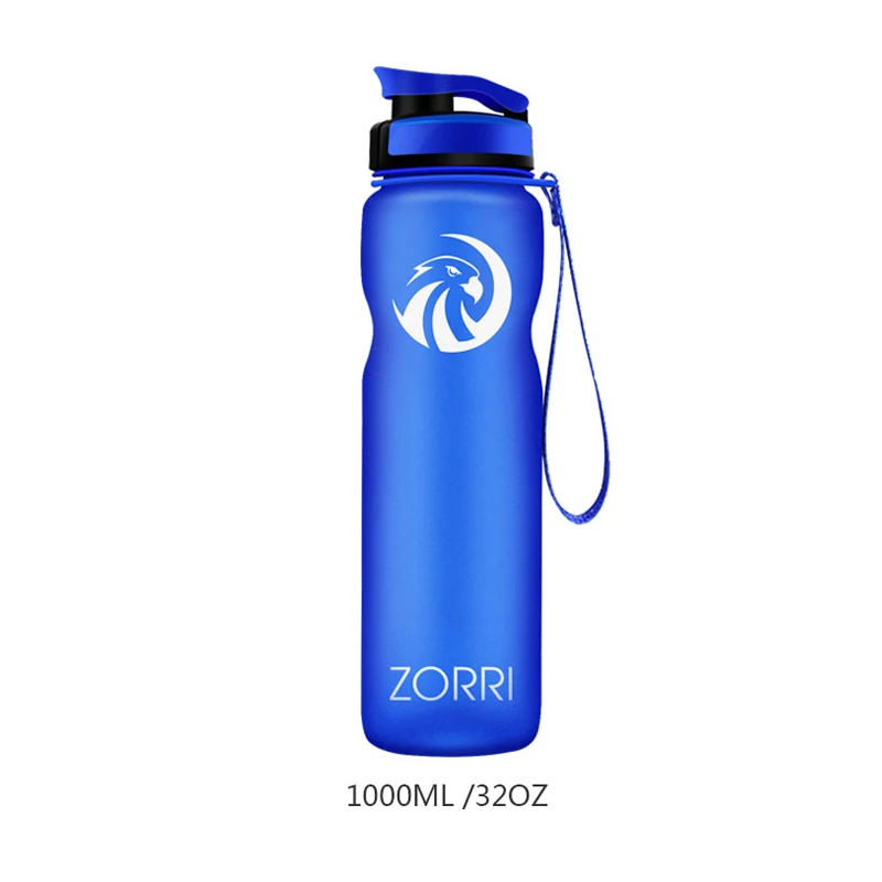 ZORRI Portable Sport Water Bottle 600/800/1000ml BPA Free Outdoor Travel Carrying Tritan Plastic Drink Bottle With Filter NEW – Image 24