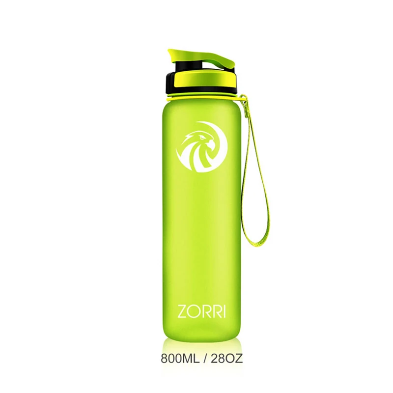 ZORRI Portable Sport Water Bottle 600/800/1000ml BPA Free Outdoor Travel Carrying Tritan Plastic Drink Bottle With Filter NEW – Image 22