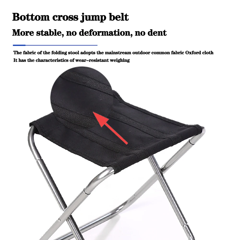 Petit tabouret pliant d'extérieur Ultra léger – Image 3
