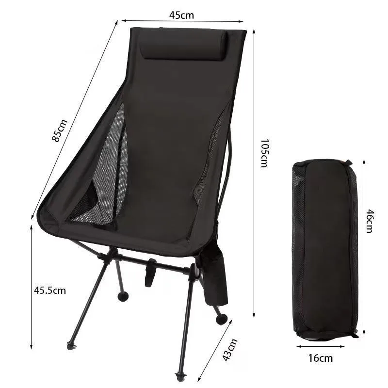 Chaise pliable légère alliage d'aluminium camping (jusqu'à 150kg) – Image 7