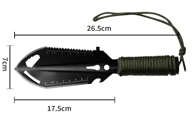 Pelle multifonctionnelle portable pour le camping – Image 16