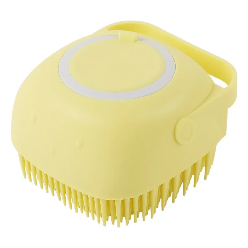 Brosse de bain en silicone pour chat/chien, brosse douce à remplissage – Image 8