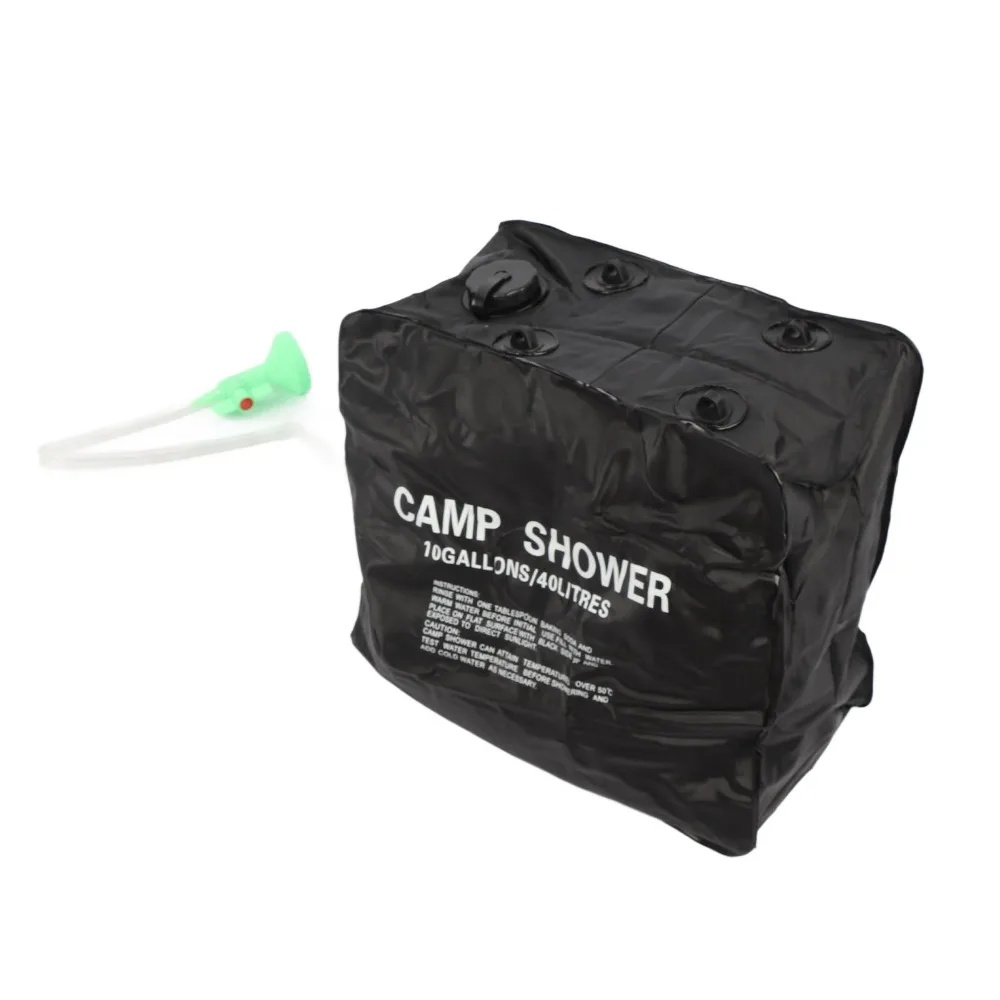 Sac de douche durable 40 L PVC avec pulvérisateur solaire Voyage plein air – Image 4