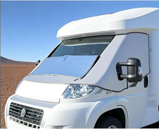 pare-brise Protection solaire Isolation thermique Pare-soleil pour camping-car Fiat Ducato Peugeot Boxer Citroën Relay X250 Caravan – Image 3