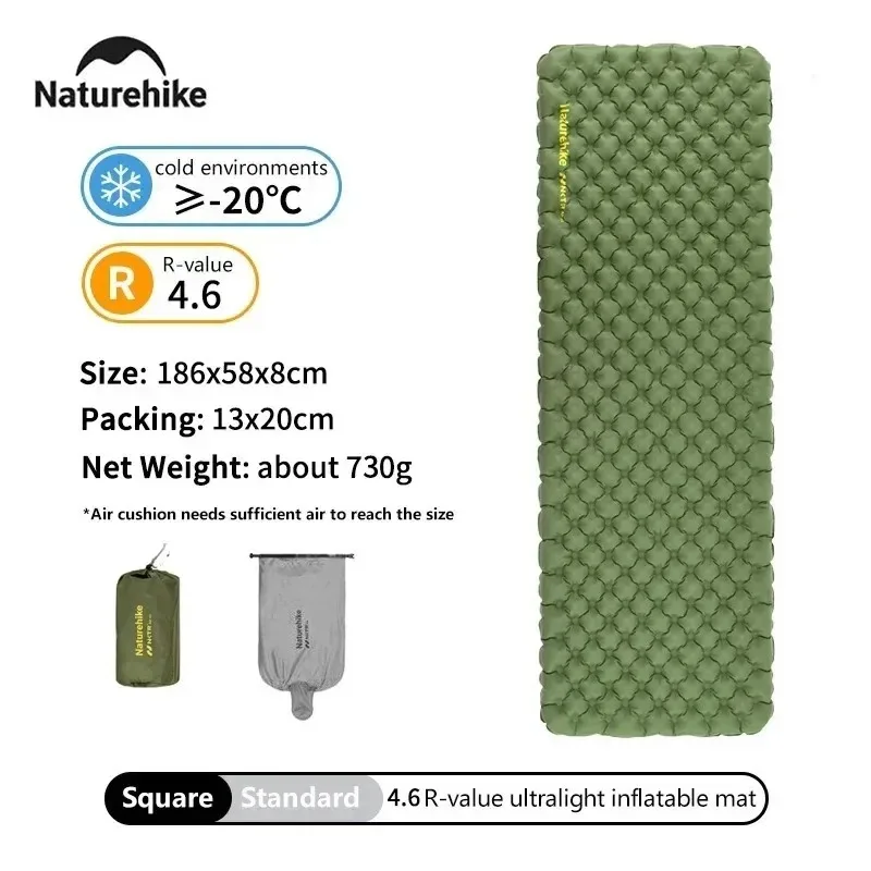 Matelas gonflable de camping couchage pliable ultraléger pour tente Naturehike R 5.8 – Image 14