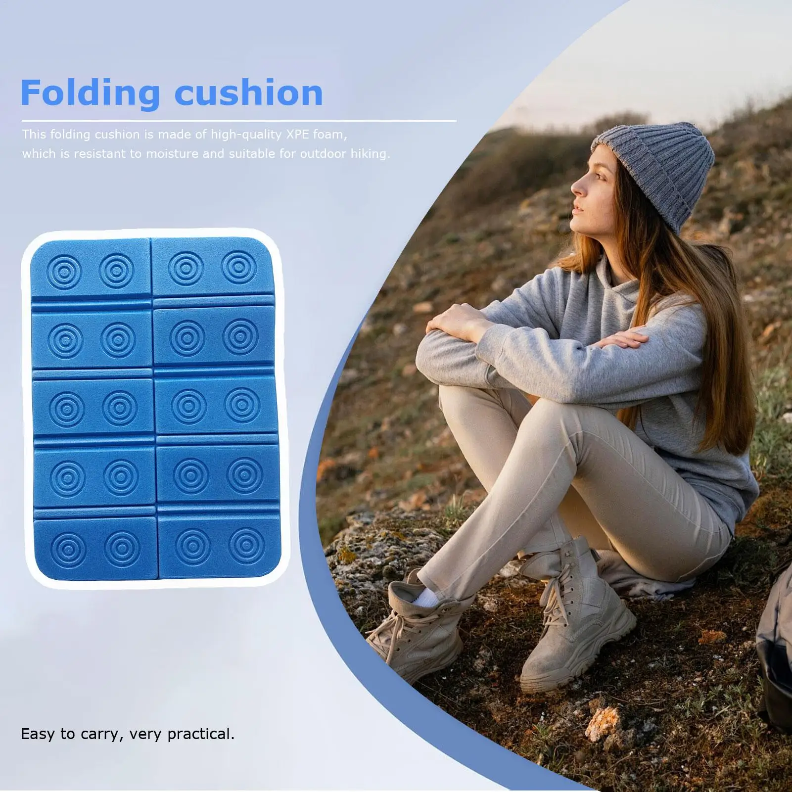 Coussin d'assise portable léger et imperméable pliable 1er prix – Image 5