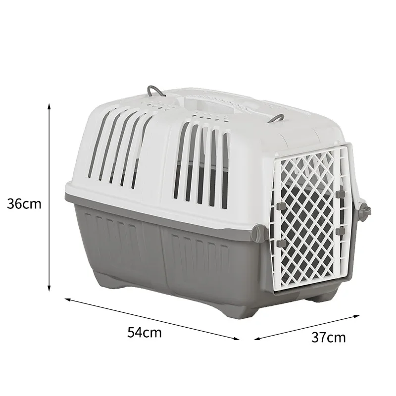 Cage de transport portable pour chien et chaten plastique rigide – Image 8