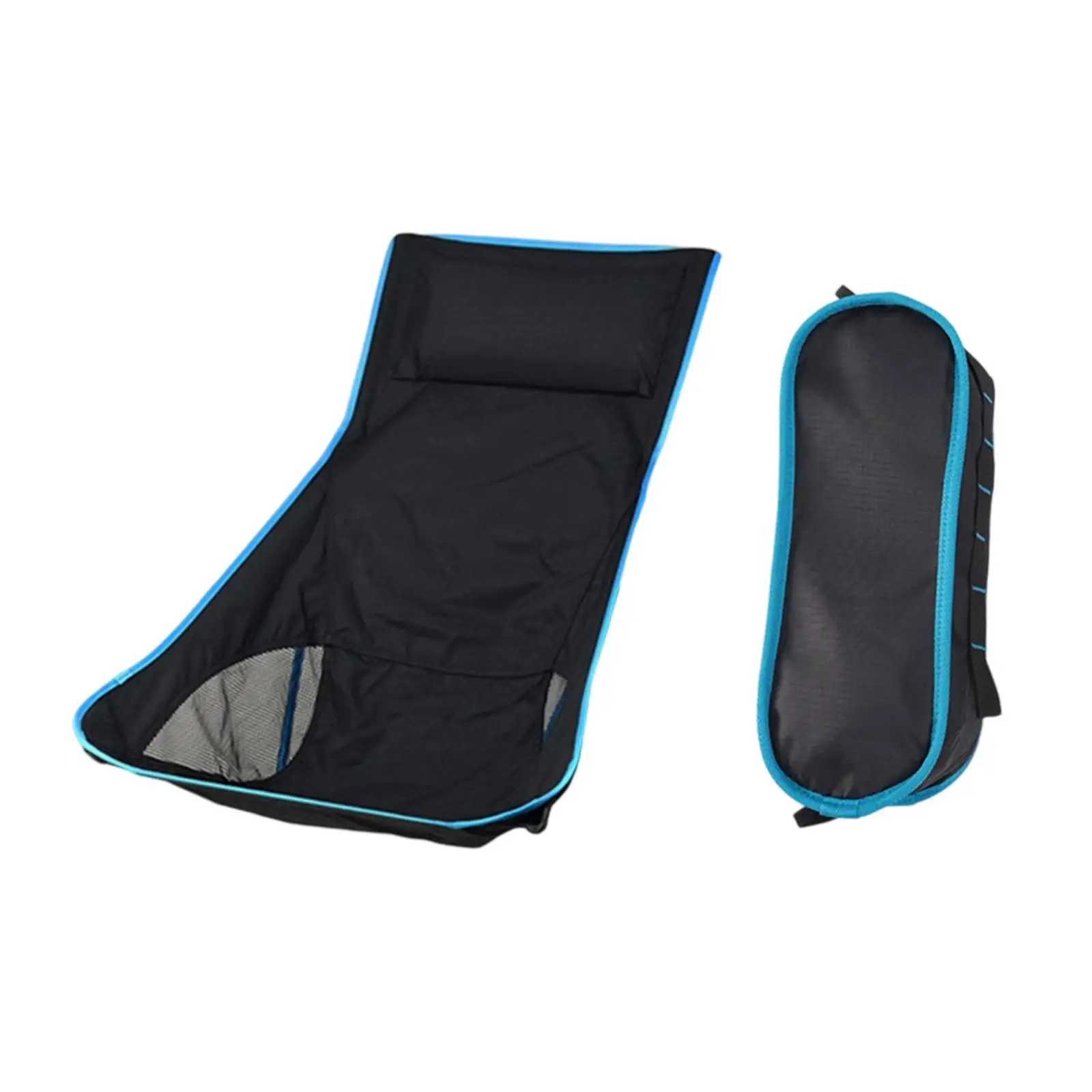 Chaise de camping pliante en tissu plage jardin, barbecue, jardin – Image 8