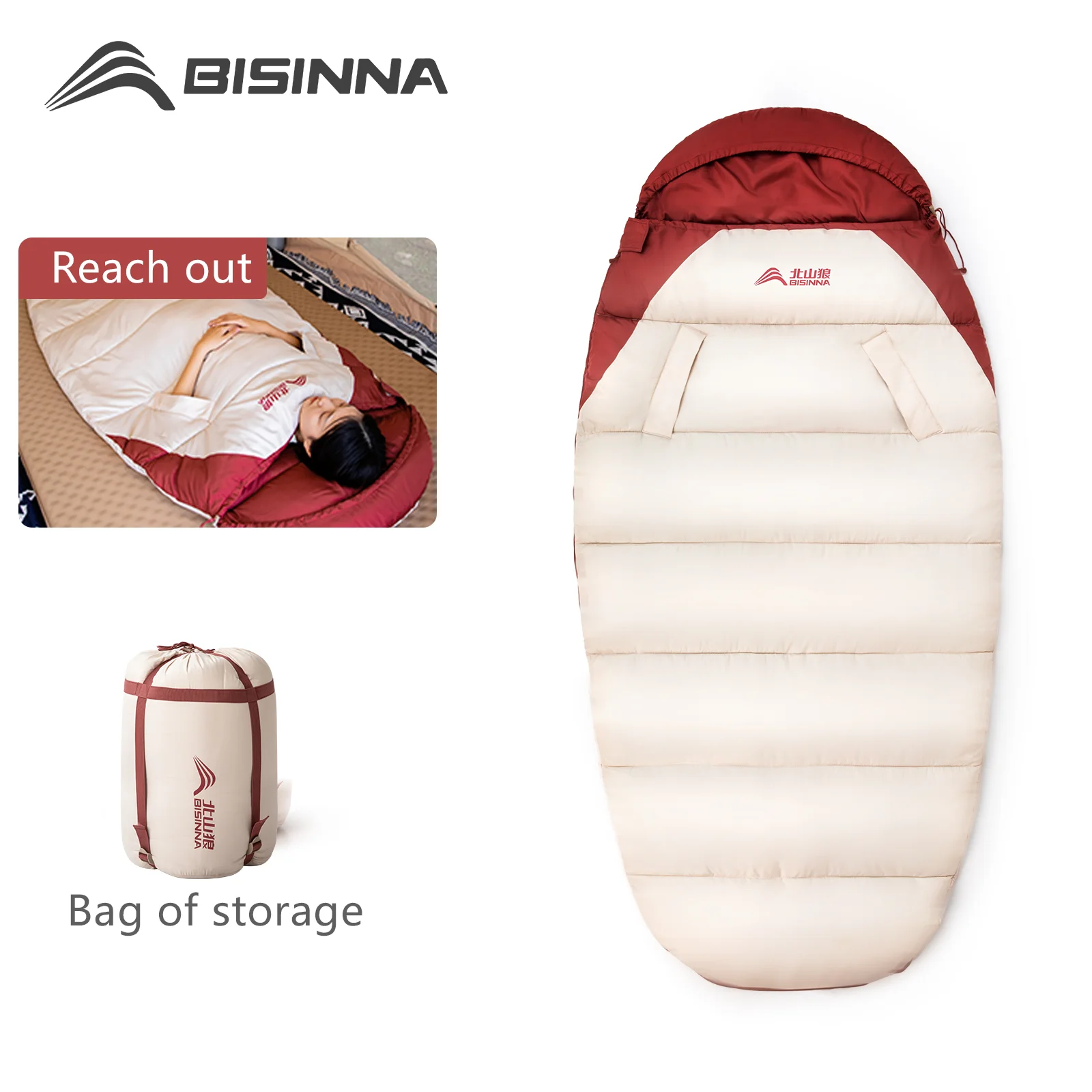 Sac de couchage XL imperméable pour adultes