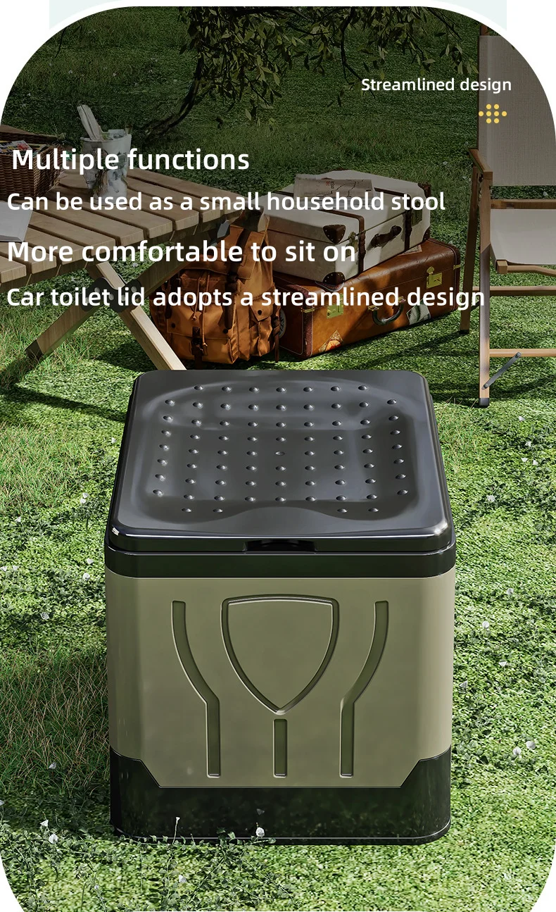Accessoires camping pliable toilette d'urgence robuste et léger – Image 14