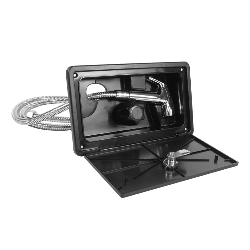 Boîte de douche extérieure Kit avec serrure – Image 3