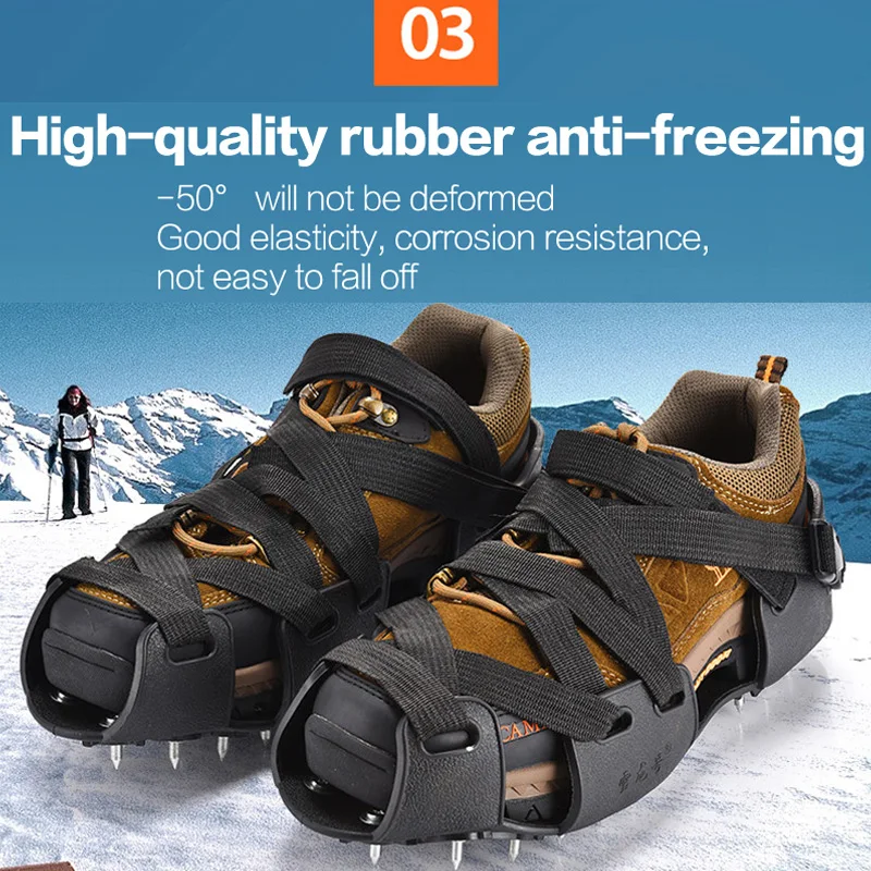 crampon antidérapants à 32 dents, neige / glace – Image 4